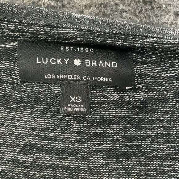 Lucky Brand Black Long Sleeve Top - Picture 3 of 6